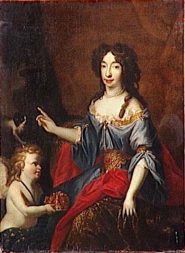 unknow artist Portrait de Marie Anne Victoire de Baviere, dauphine de France China oil painting art